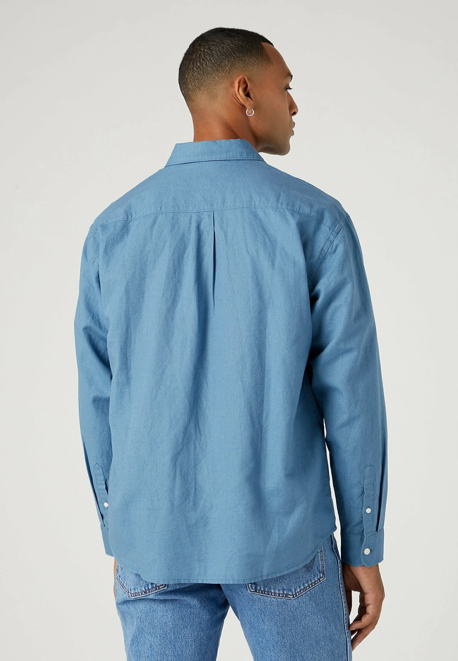 Wrangler Pkt- Overhemd - Captains Blue 5 Wrangler Pkt- Overhemd - Captains Blue - Afbeelding 3