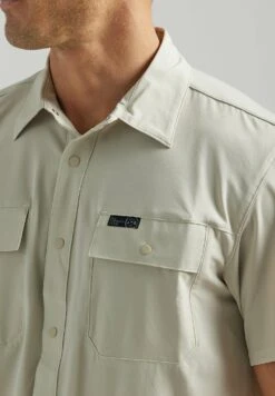 Wrangler Ss Fwds - Overhemd - Pelican -Wrangler c42f4f12d3c0427e9fb3cb5d380a678a