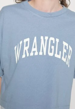 Wrangler Boxy Tee - T-Shirt Print - Stone Wash Blue 11 Wrangler Boxy Tee - T-Shirt Print - Stone Wash Blue -Wrangler c7db51906f9b414a96dca9a684cc3386