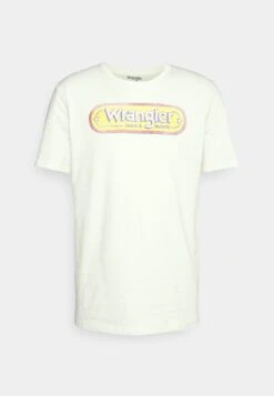 Wrangler Branded Tee - T-Shirt Print - Worn White 10 Wrangler Branded Tee - T-Shirt Print - Worn White -Wrangler c9178297237a4e2c92fc090d98e2d38a