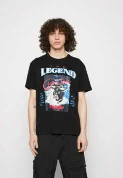 Wrangler Graphic Tee - T-Shirt Print - Faded Black