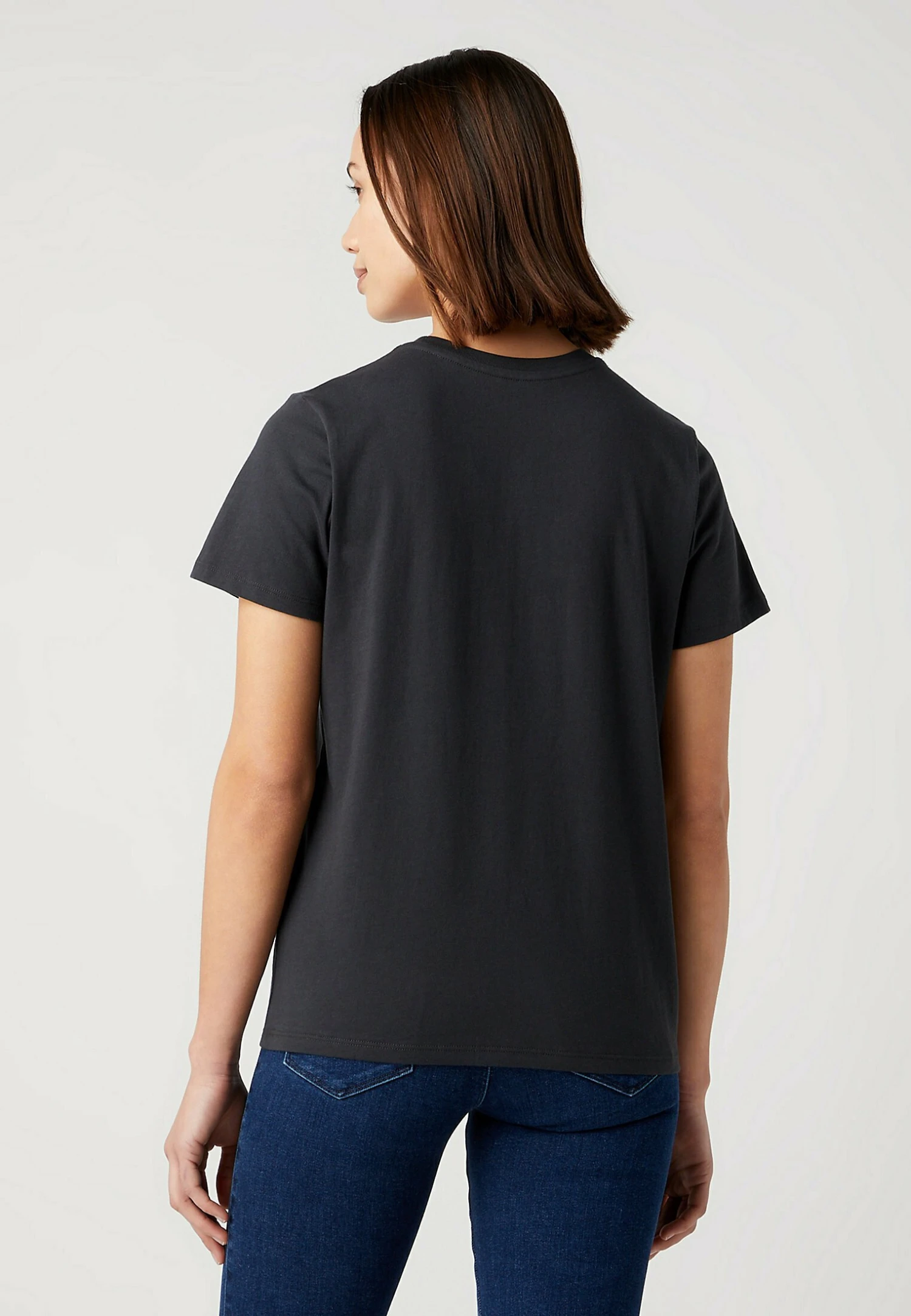 Wrangler Regular- T-Shirt Print - Faded Black 5 Wrangler Regular- T-Shirt Print - Faded Black - Afbeelding 3