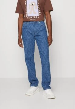 Wrangler Frontier - Relaxed Fit Jeans - All Over Laser