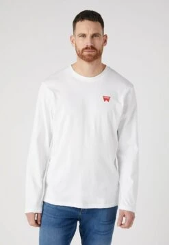 Wrangler Sign Off- Longsleeve - White