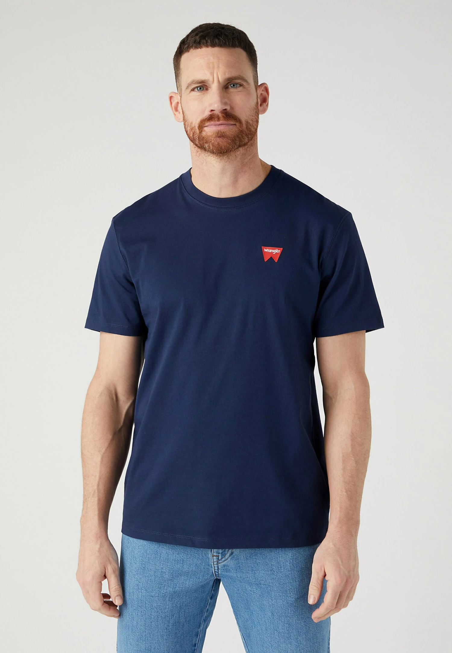 Wrangler Sign Off - T-Shirt Basic - Navy 3 Wrangler Sign Off - T-Shirt Basic - Navy