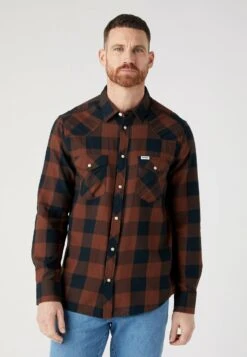 Wrangler Ls Western - Overhemd - Potting Soil