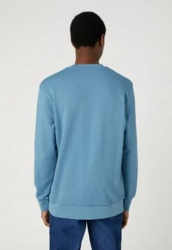 Wrangler Sign Off- Sweater - Captains Blue -Wrangler cfc9a946c6b3476ea4e9e57a9dee6f83