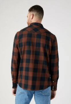 Wrangler Ls Western - Overhemd - Potting Soil -Wrangler cfd7ccee09054deea3cb40ddb1bbcffd