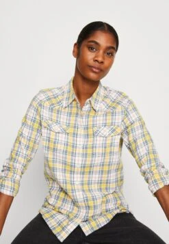 Wrangler Western Shirt - Overhemdblouse - Primrose Yellow -Wrangler d2c0f80ff0f44631a5a46c614c808e46