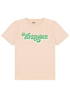 Wrangler Regular Tee - T-Shirt Print - Peach Melba -Wrangler d3d0562b93f046bc9875014e96c37c4a