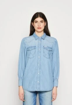 Wrangler Balloon Sleeve Shirt - Overhemdblouse - Scare Crow​
