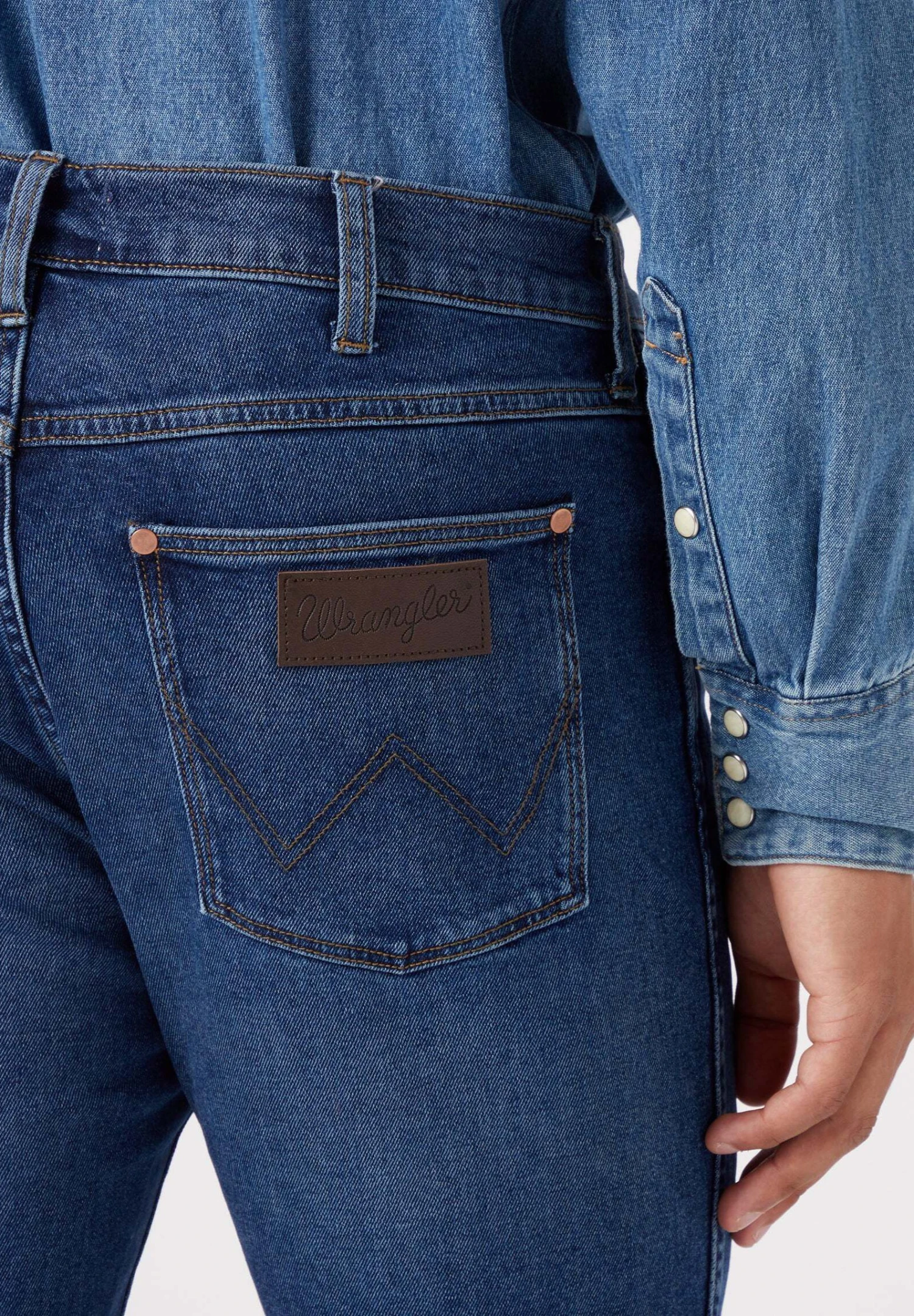 Wrangler Larston - Slim Fit Jeans - The Rock 6 Wrangler Larston - Slim Fit Jeans - The Rock - Afbeelding 4