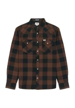 Wrangler Ls Western - Overhemd - Potting Soil -Wrangler d6a57644a16c4471a82aa9c29bb325b3