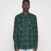 Wrangler Western- Overhemd - Dark Matcha -Wrangler da26a9859951401b80a94fd74f65c8b6
