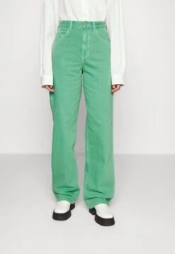 Wrangler Mom Carpenter - Straight Leg Jeans - Bright Green