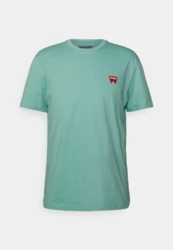 Wrangler Sign Off Tee - T-Shirt Basic - Canal Blue -Wrangler dcca4d350f3545baa3db8fbd676dd377