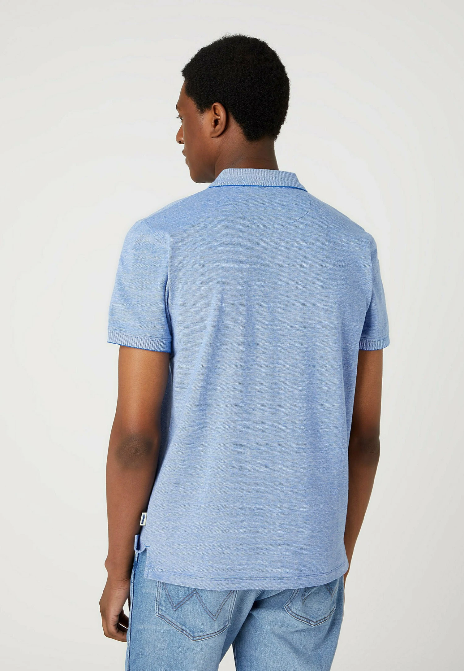 Refined - Poloshirt - Wrangler Blue 5 Refined - Poloshirt - Wrangler Blue - Afbeelding 3