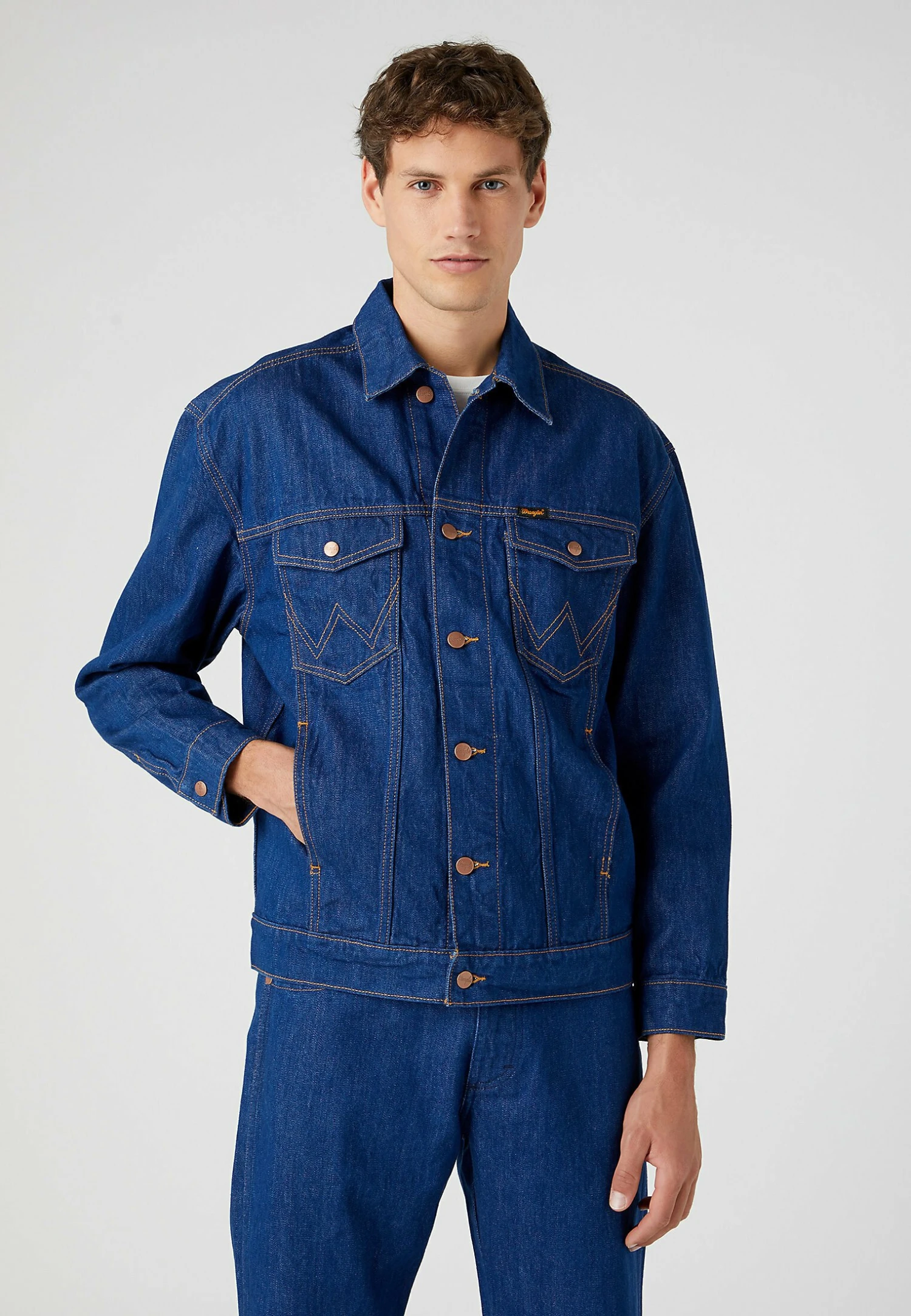 Anti Fit - Spijkerjas - Wrangler Blue 3 Anti Fit - Spijkerjas - Wrangler Blue