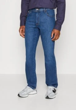 Wrangler Texas - Straight Leg Jeans - Leon Blue