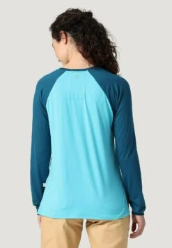 Wrangler Tg Performance - Longsleeve - Moroccan Blue -Wrangler e07fa0d5fde44caeba468ef3cae7b576