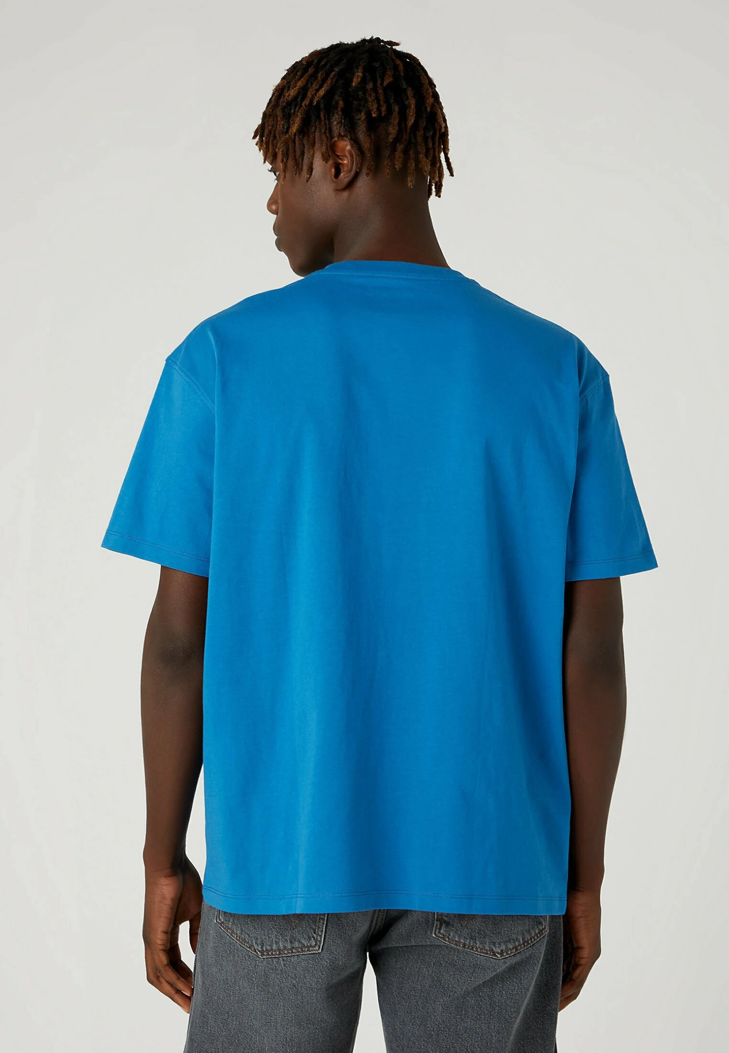 Wrangler Slogan Tee - T-Shirt Print - Deep Water 5 Wrangler Slogan Tee - T-Shirt Print - Deep Water - Afbeelding 3