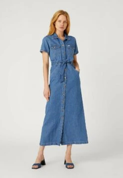 Wrangler Spijkerjurk - Mid Stonewash -Wrangler e387db173e17448eaec45d4ecf0db1c5