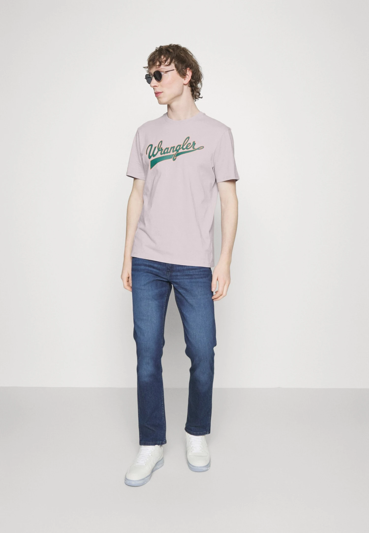 Wrangler Branded Tee - T-Shirt Print - Thistle Purple 4 Wrangler Branded Tee - T-Shirt Print - Thistle Purple - Afbeelding 2