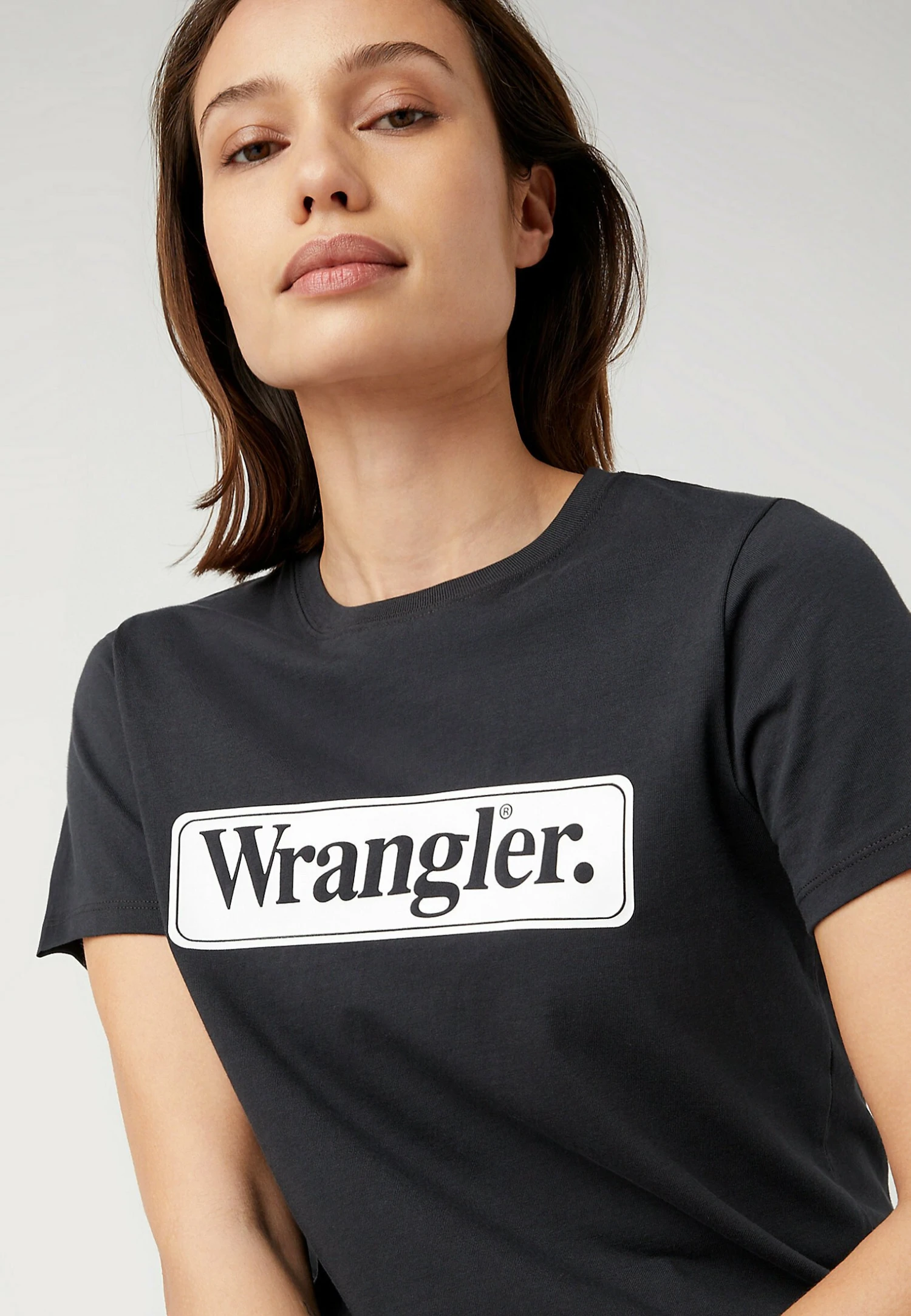 Wrangler Regular- T-Shirt Print - Faded Black 6 Wrangler Regular- T-Shirt Print - Faded Black - Afbeelding 4