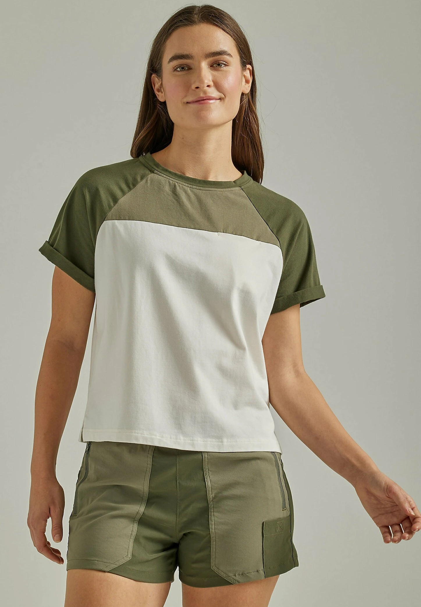 Wrangler T-Shirt Basic - Dusty Olive 3 Wrangler T-Shirt Basic - Dusty Olive