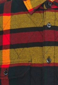 Wrangler Ls Padded Overshirt - Lichte Jas - Flame Red -Wrangler e61320ccea9c4bcf8dd21aa5a288dc0d