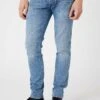 Wrangler Larston - Slim Fit Jeans - Light Indigo -Wrangler e6aa2caefede4bc2aa6dbbb91f57a8ed