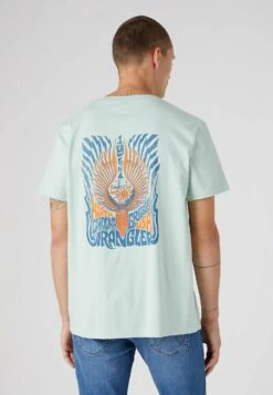 Wrangler Graphic- T-Shirt Print - Surf Spray