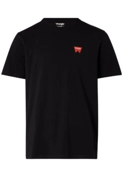 Wrangler Sign Off Tee - T-Shirt Basic - Black -Wrangler e94a62b5e2a94c81b14945a470a09820