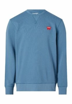 Wrangler Sign Off- Sweater - Captains Blue -Wrangler e99f91257cc54d22b1ec830326b99611