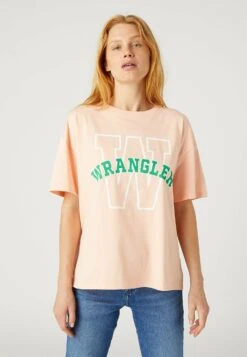 Wrangler 35 Wrangler Girlfriend - T-Shirt Print - Peach Melba