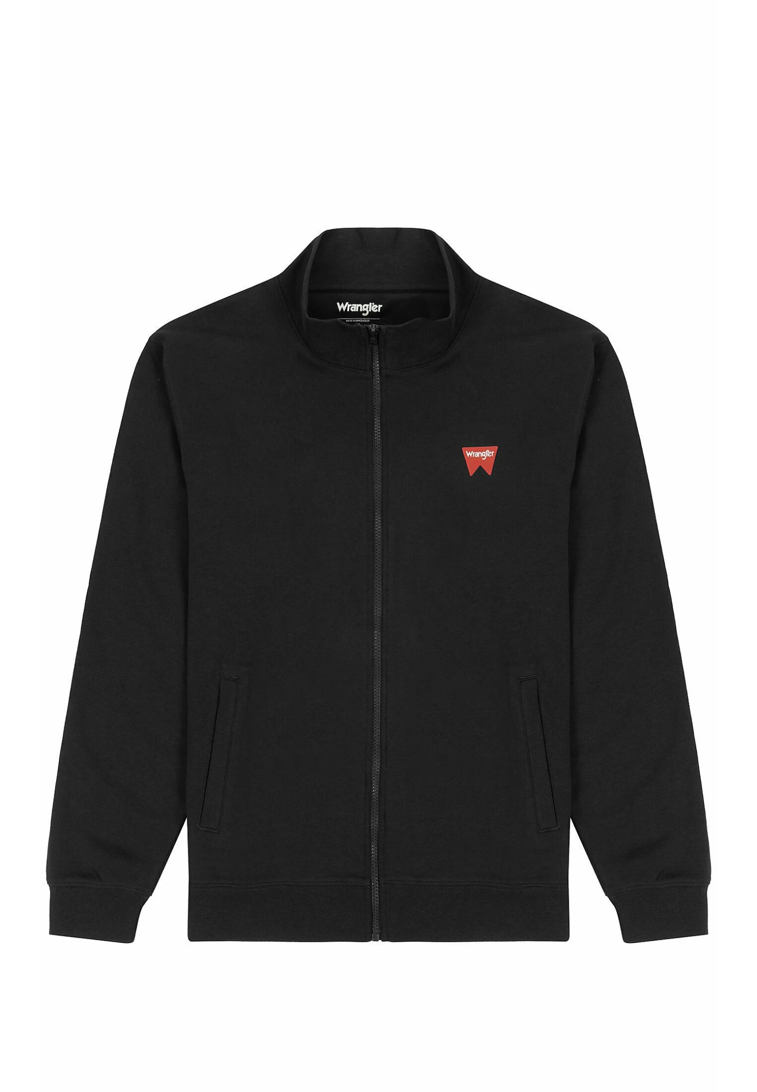 Wrangler Funnel Neck Zip - Sweater Met Rits - Real Black 7 Wrangler Funnel Neck Zip - Sweater Met Rits - Real Black - Afbeelding 5