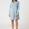 Wrangler Spijkerjurk - Hellblau -Wrangler ea91e29c641041a0a2e77e9c2d7b0f3b