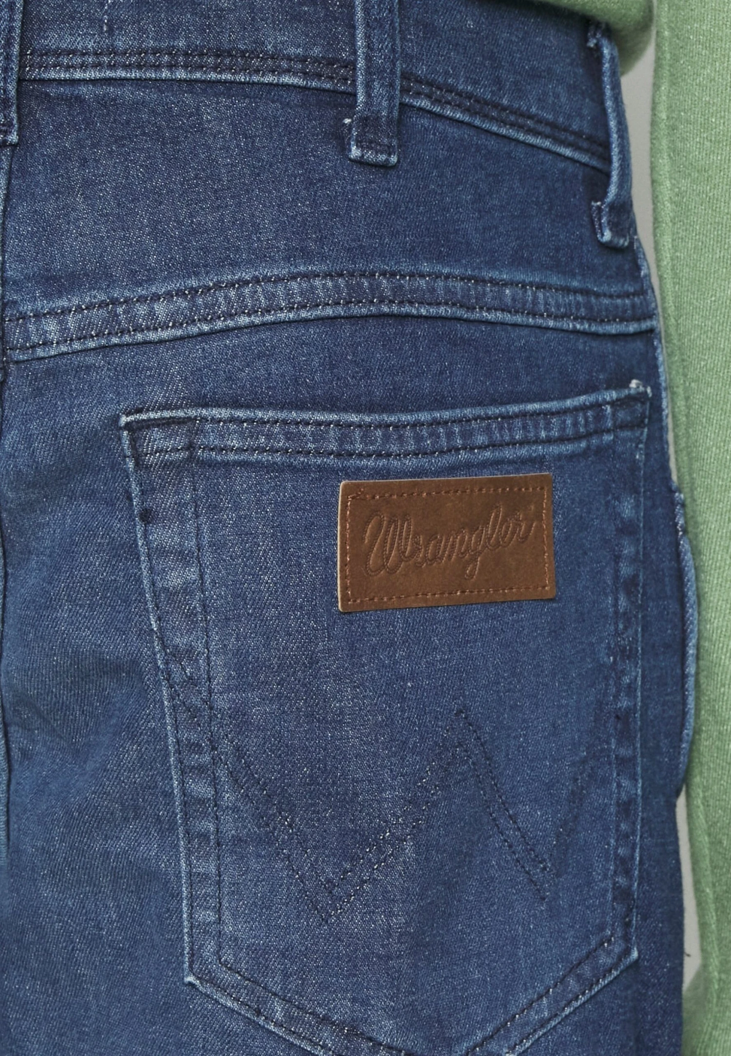 Wrangler Texas Slim - Slim Fit Jeans - Dark-Blue-Denim 7 Wrangler Texas Slim - Slim Fit Jeans - Dark-Blue-Denim - Afbeelding 5