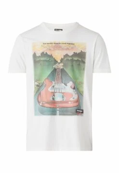 Wrangler Road Machine Tee - T-Shirt Print - Worn White 11 Wrangler Road Machine Tee - T-Shirt Print - Worn White -Wrangler ebeb33dcfa2f4b578ea10d8ab1b24161