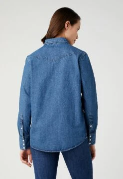 Wrangler Overhemdblouse - Mid Stone -Wrangler ee6c2efa1a0d4c2ebdb7403485759506