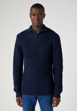 Wrangler Half Zip - Trui - Navy