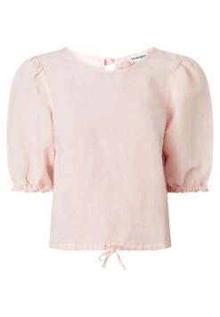 Wrangler Puff Sleeve Shirt - Sweater Met Rits - Rose -Wrangler efa9398d18204eb695ee69a0adc83776