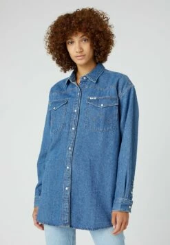 Wrangler Jumbo - Overhemdblouse - Mid Stonewash