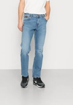Wrangler Texas - Straight Leg Jeans - Glaston Blue