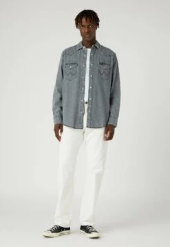 Wrangler Heritage - Overhemd - Washed Black 8 Wrangler Heritage - Overhemd - Washed Black -Wrangler f48bcfdf06814236bc3efefd4ee284ce