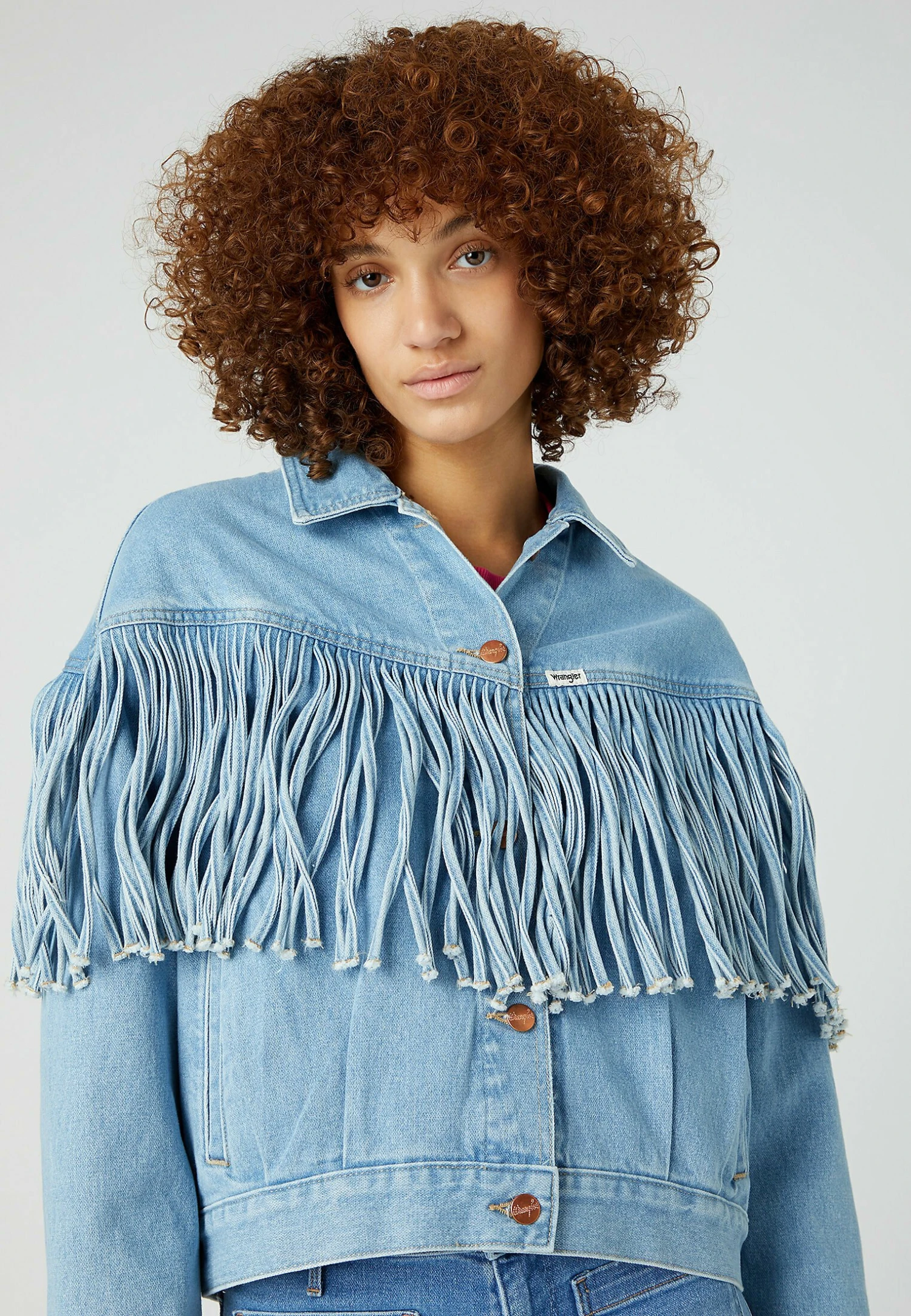 Wrangler Western Fringe- Spijkerjas - Cloud Nine 6 Wrangler Western Fringe- Spijkerjas - Cloud Nine - Afbeelding 4