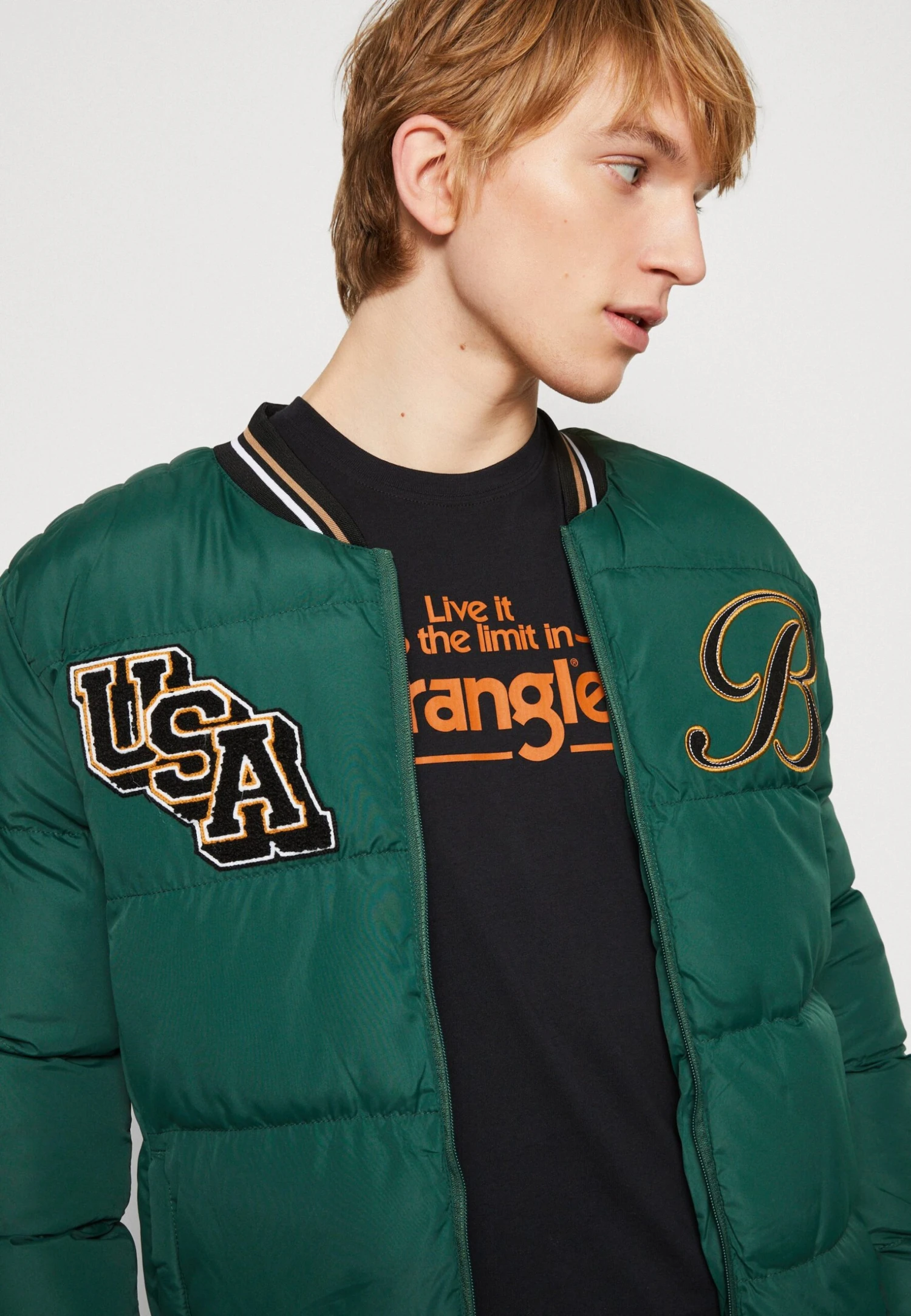 Wrangler Tee - T-Shirt Print - Black 6 Wrangler Tee - T-Shirt Print - Black - Afbeelding 4