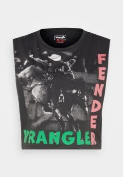 Wrangler Sleeveless- Top - Faded Black -Wrangler fabb500dacc14f7cad46b1ccbb7ce975