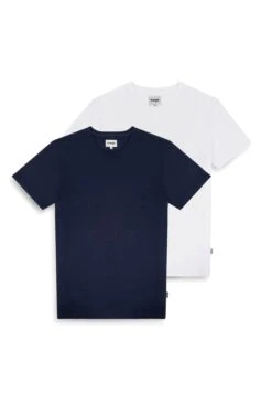 Wrangler 2 Pack - T-Shirt Basic - Navy 21 Wrangler 2 Pack - T-Shirt Basic - Navy -Wrangler fda140c490a84f1c94026d90951164bd