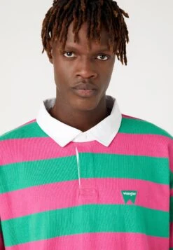 Wrangler Rugby - Poloshirt - Fuchsia Rose -Wrangler fe2dcdc7fbaa4e8aa572c08c85284a90
